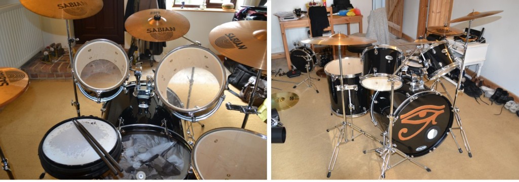 Left: drumseat perspective Right: front view